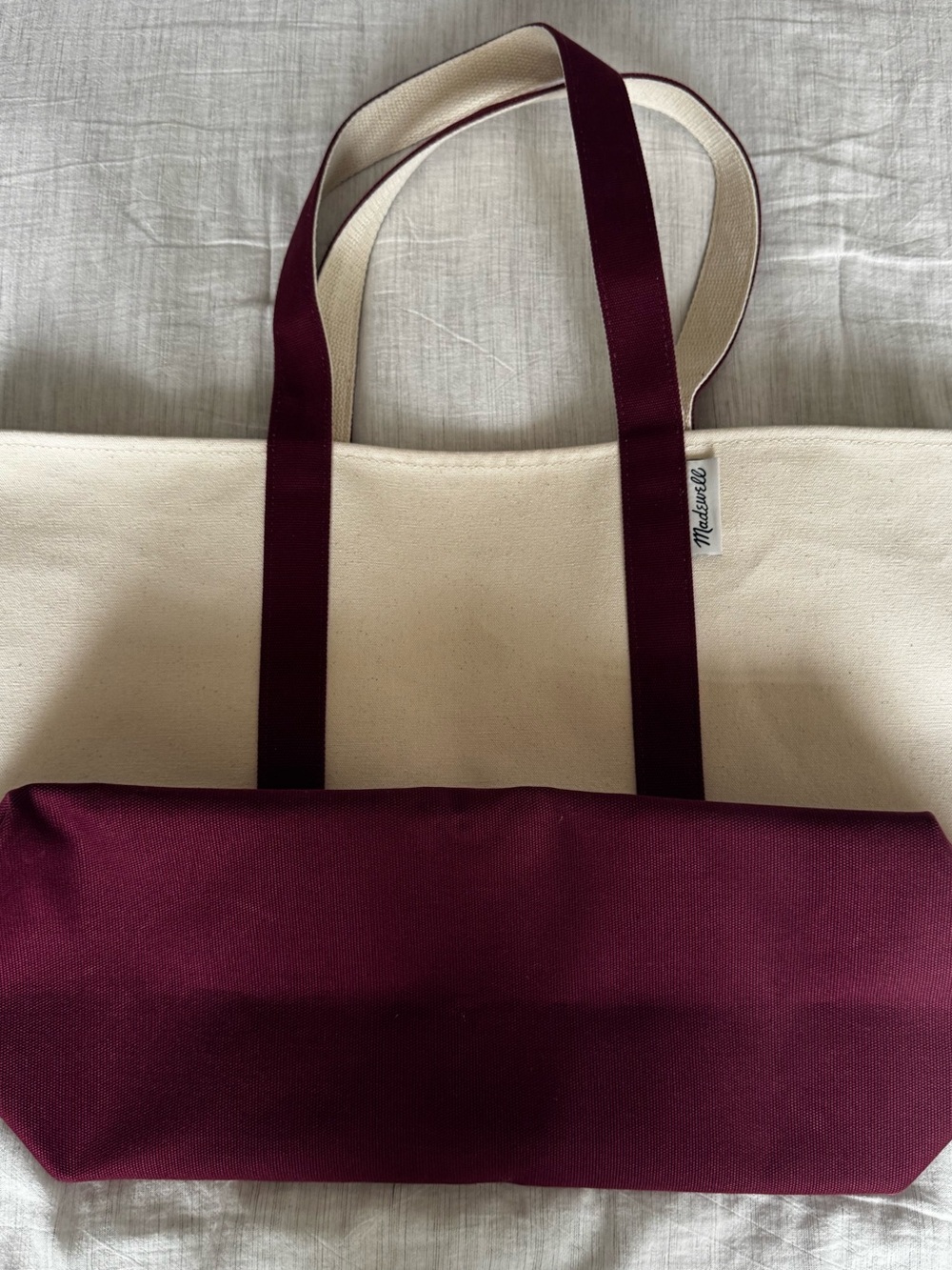 Madewell Reusable Tote in Colorblock